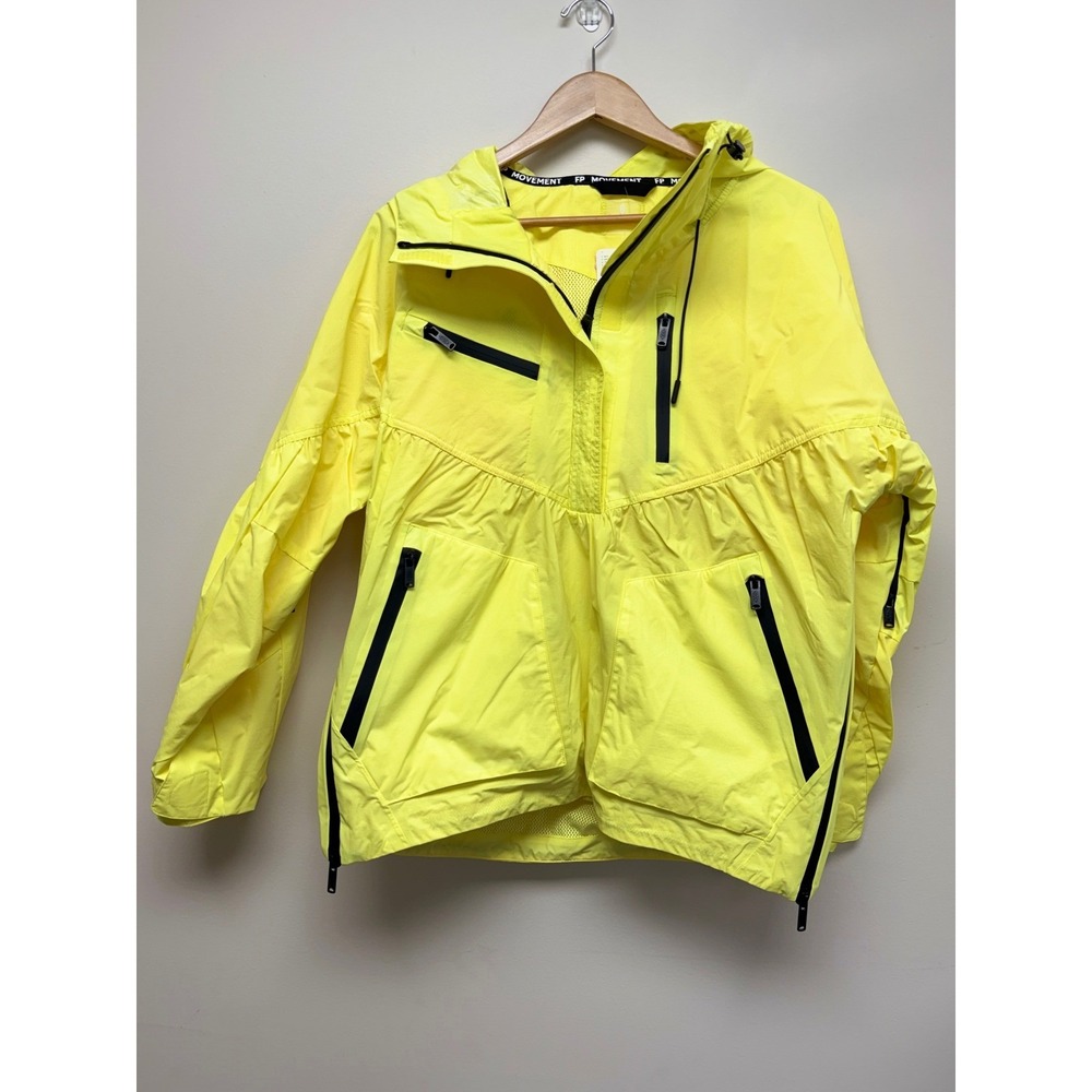 Free People Peak To Peak Popover Jacket Size S Lemon Verbena NWT - Picture 2 of 11